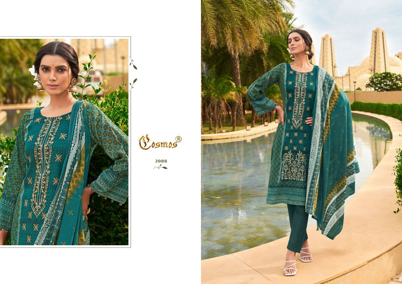 Cosmos Fashion Noor Embroidered Vol 2 Lawn Cotton Beautiful Suits