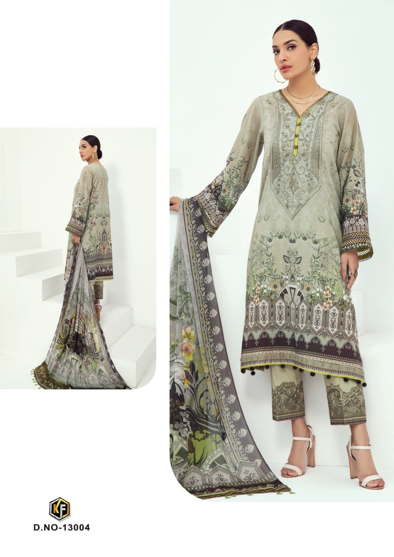 Keval Fab Noor Jaan Vol 13 Cotton Karachi Style Printed Designer Salwar Kameez