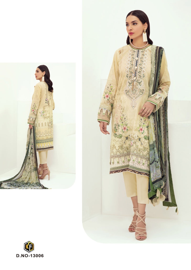 Keval Fab Noor Jaan Vol 13 Cotton Karachi Style Printed Designer Salwar Kameez