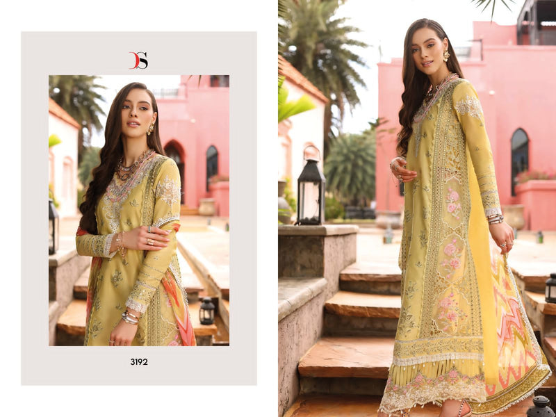 Deepsy Suits Noor Luxury Chikankari Lawn 23 Cambric Cotton Embroidery Designer Suits