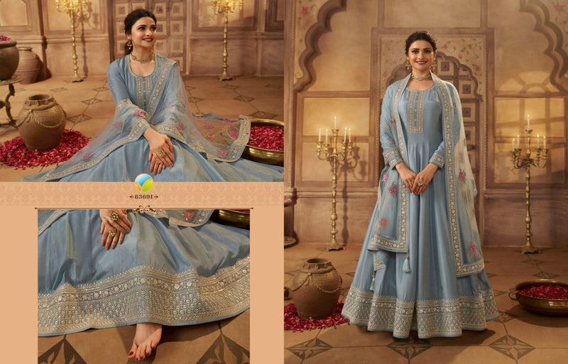 Vinay Fashion Kaseesh Noor Mahal Hitlist Silk Jacquard With Heavy Embroidery Designer Suits