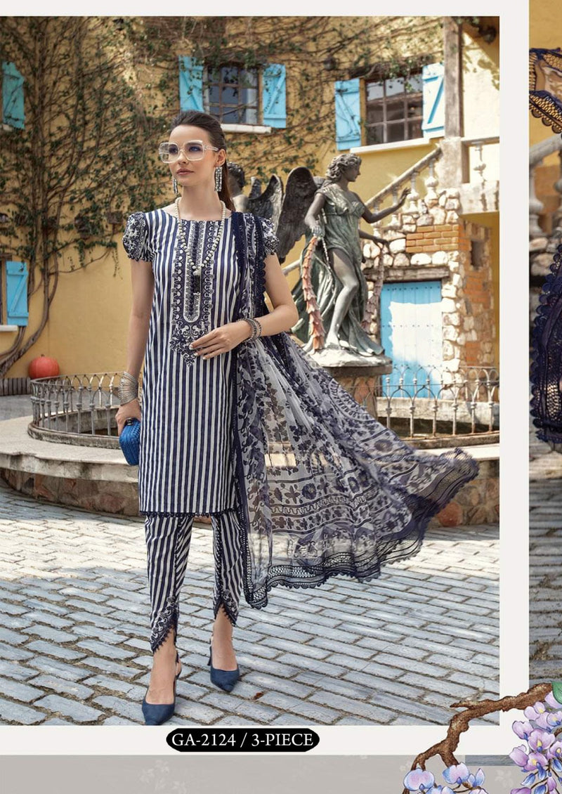 Gull Aahmed Noorain Linen Cotton Digital Karachi Print Salwar Kameez