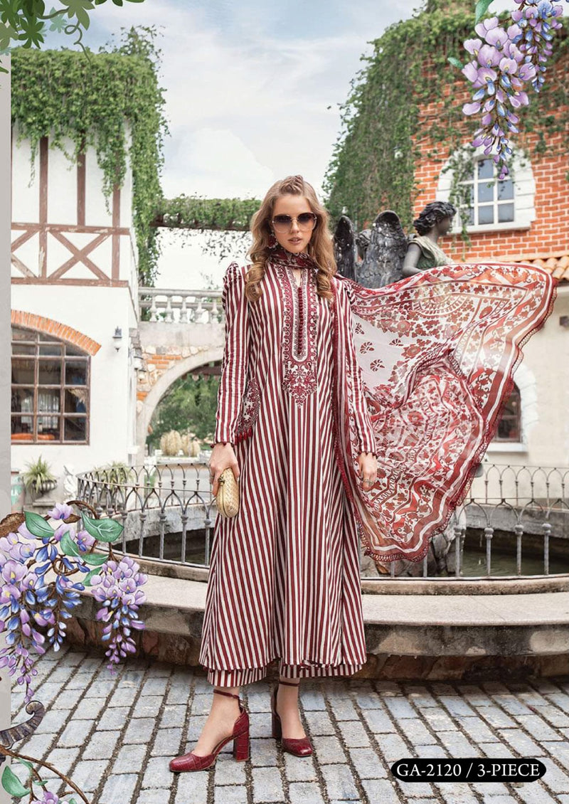 Gull Aahmed Noorain Linen Cotton Digital Karachi Print Salwar Kameez