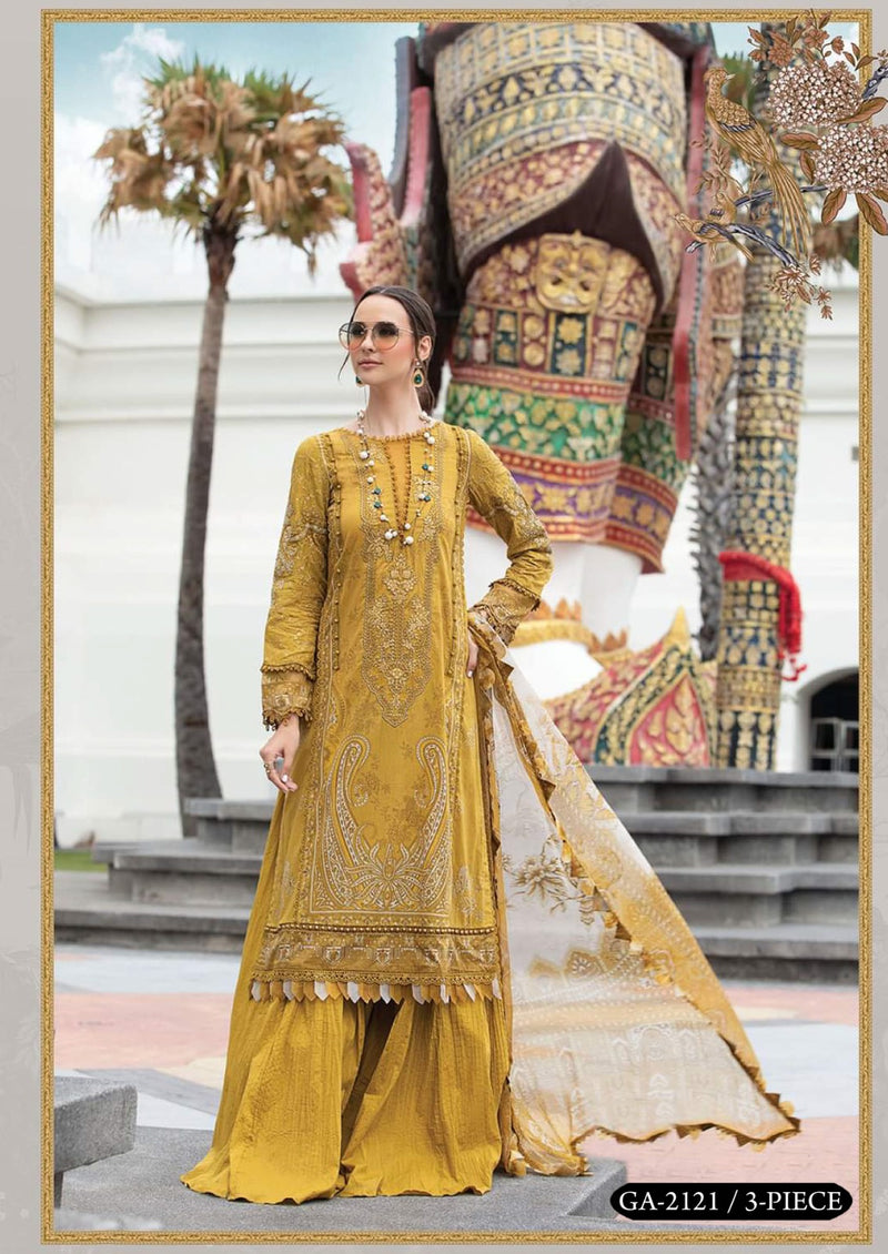 Gull Aahmed Noorain Linen Cotton Digital Karachi Print Salwar Kameez