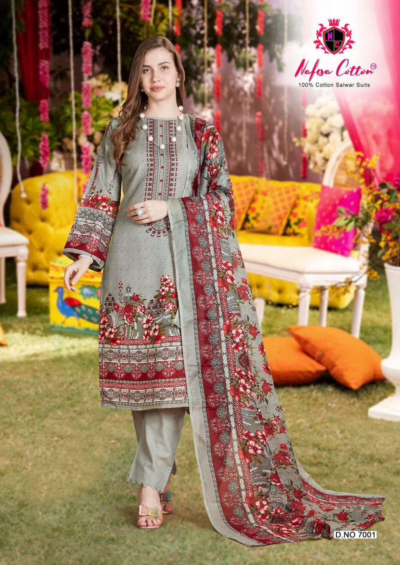 Nafisa Cotton Andaaz Karachi Suits Vol 7 Cotton Printed Pakistani Suit