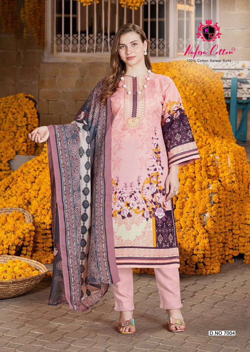 Nafisa Cotton Andaaz Karachi Suits Vol 7 Cotton Printed Pakistani Suit