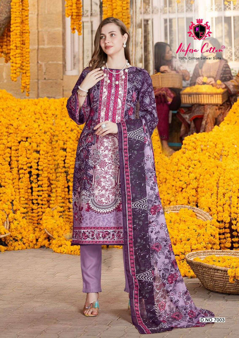 Nafisa Cotton Andaaz Karachi Suits Vol 7 Cotton Printed Pakistani Suit