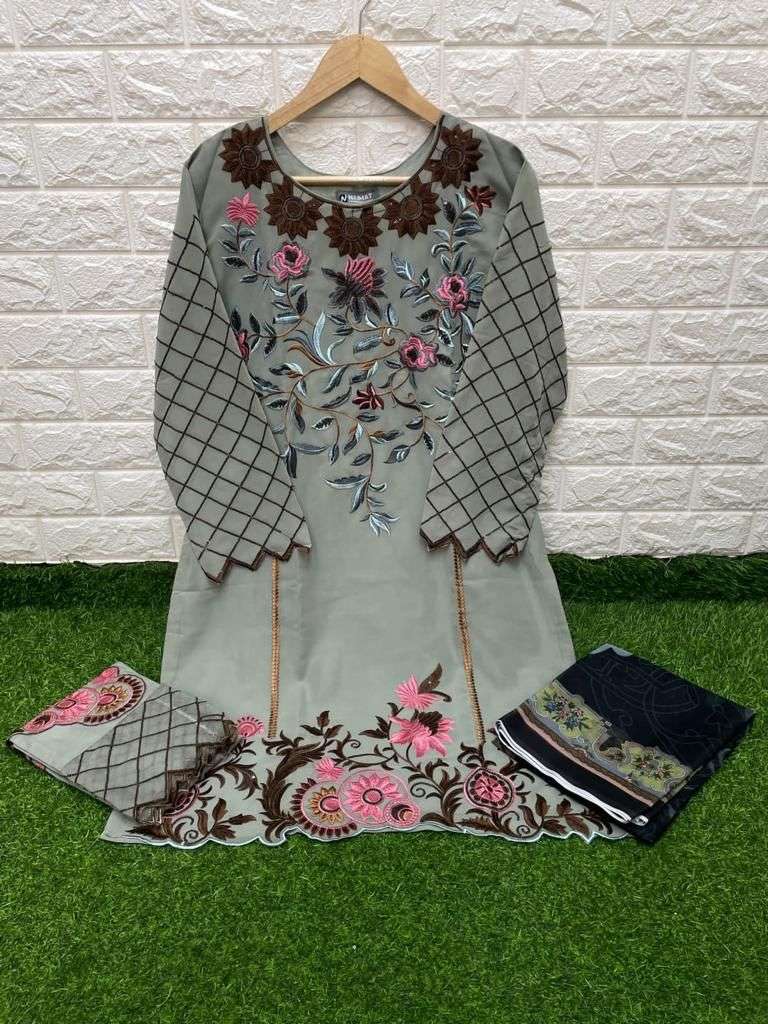 Naimat Fashion Nfs 1080 Faux Georgette Heavy Work Pret Kurti