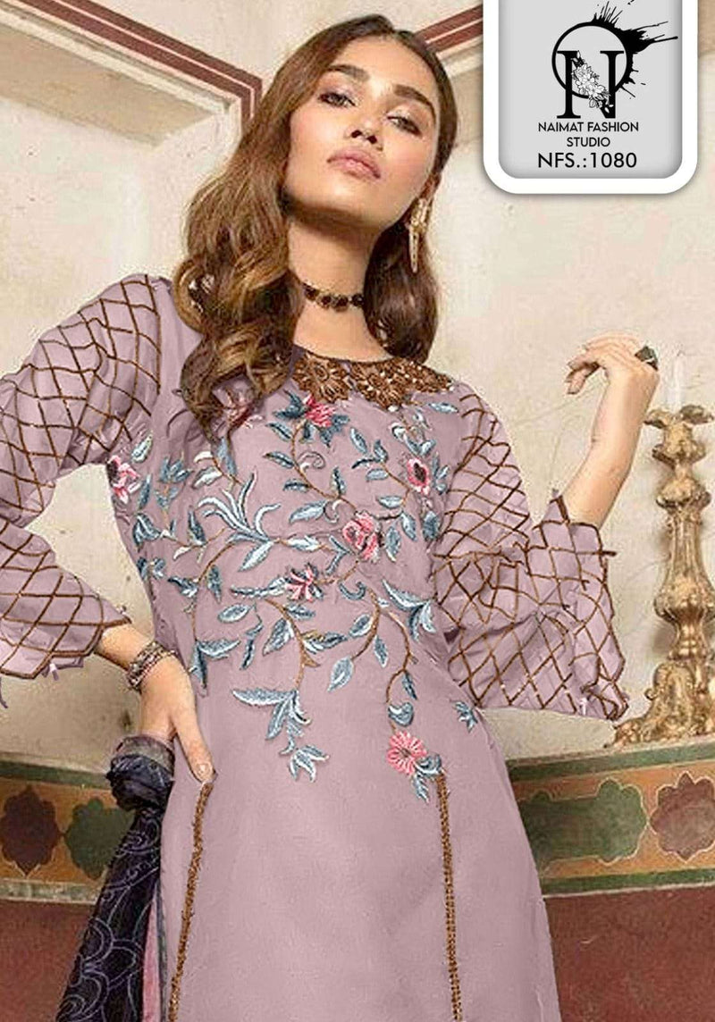 Naimat Fashion Nfs 1080 Faux Georgette Heavy Work Pret Kurti