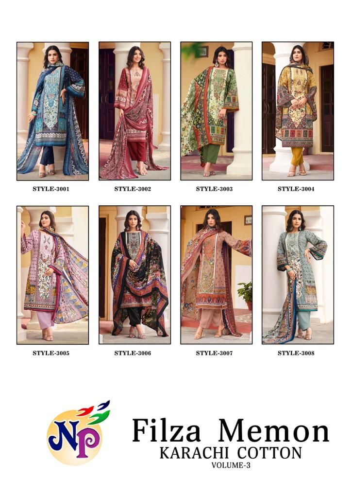 Nand Gopal Fliza Memon Vol 3 Pure Cotton Dailywear Printed Salwar Suit