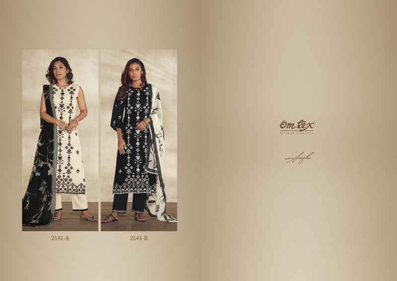 Omtex Anshi Organza With Heavy Embroidery Designer Suits
