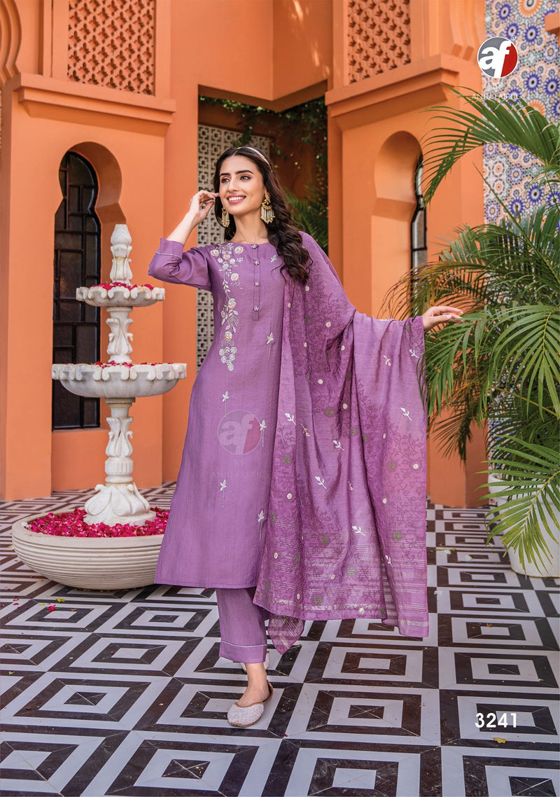 Anju Fabric Once More Vol 3 Viscose Designer Party Wear Kurti Collections