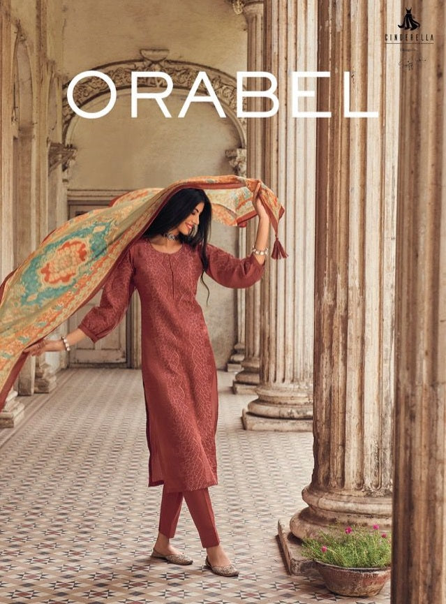 Cinderella Orabel Silk Fancy Embroidery Designer Salwar Suits