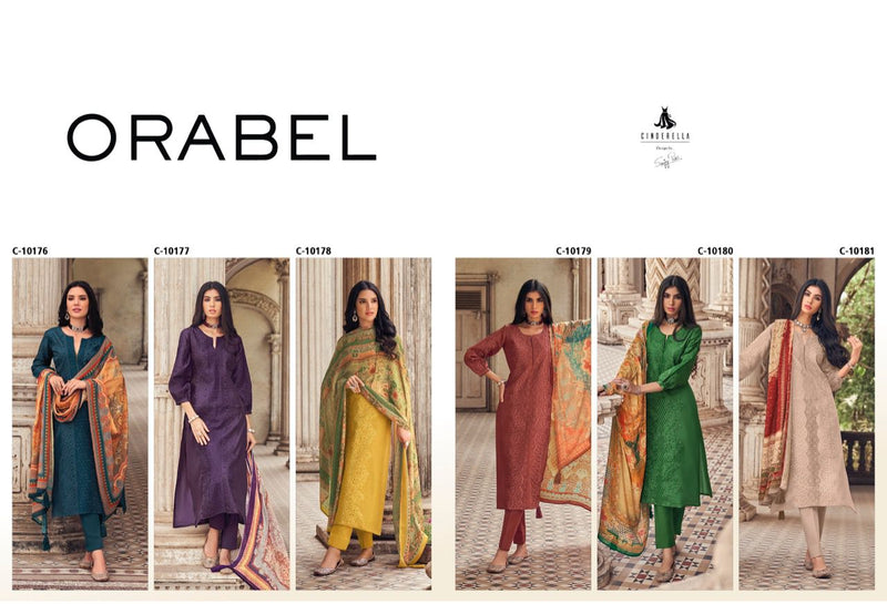 Cinderella Orabel Silk Fancy Embroidery Designer Salwar Suits