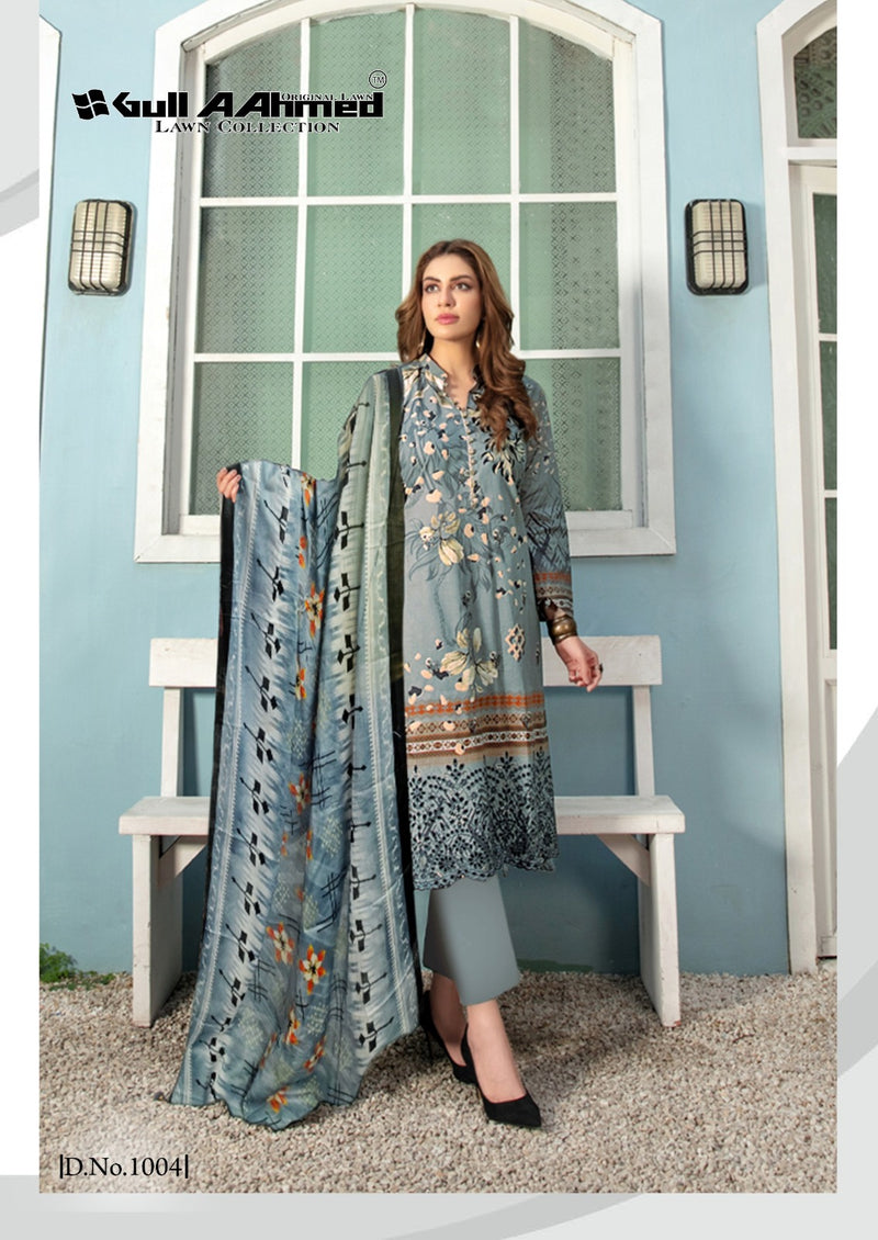 Gull Aahmed Oriana Lawn Cotton Self Embroidery Work Exclusive Salwar Kameez