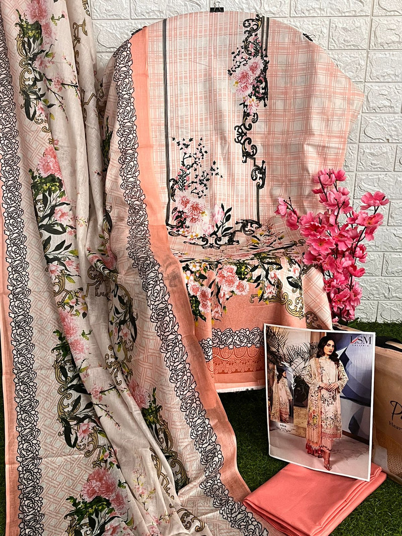 Lsm Galleria Parian Dream Vol 3 Heavy Luxury Lawn Cotton Daily Wear Salwar Suit