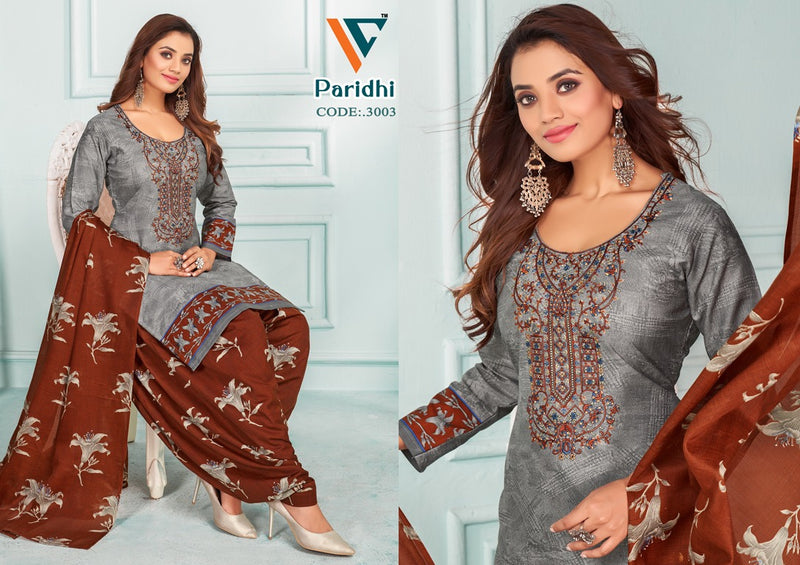 Vandana Creation Paridhi Vol 3 Cotton Neck Embroidery Designer Work Suits