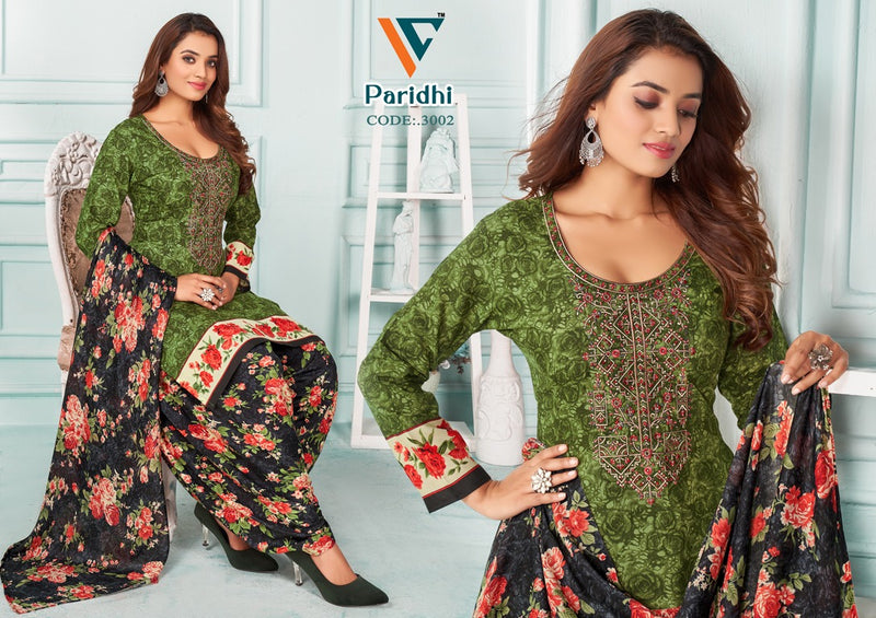 Vandana Creation Paridhi Vol 3 Cotton Neck Embroidery Designer Work Suits