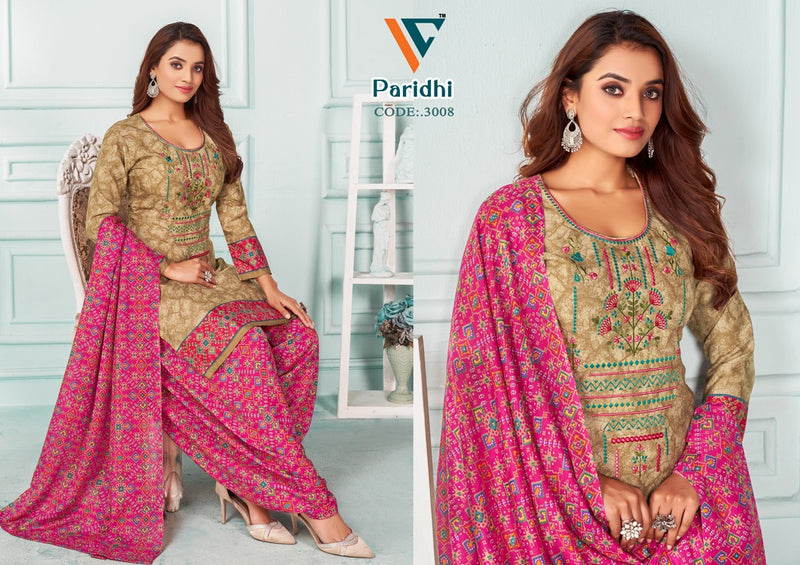 Vandana Creation Paridhi Vol 3 Cotton Neck Embroidery Designer Work Suits