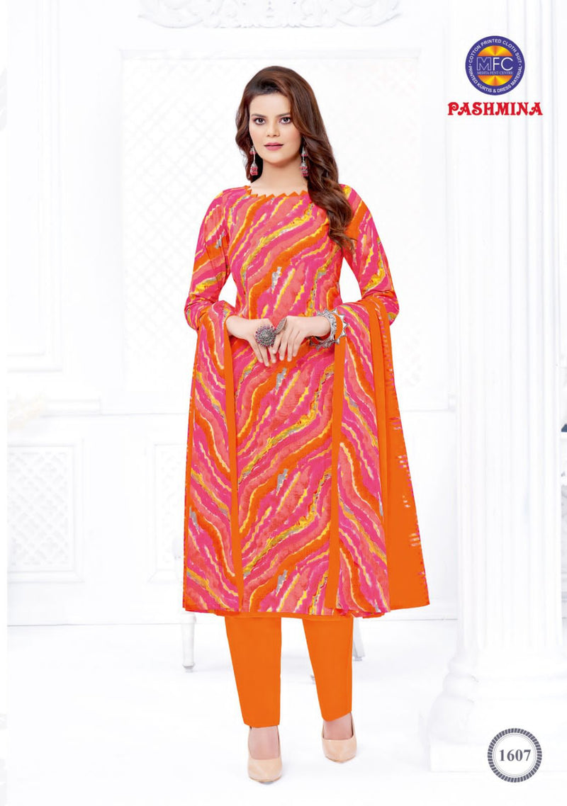 Mfc Pashmina Vol 16 Cotton Casual Wear Printed Salwar Suit
