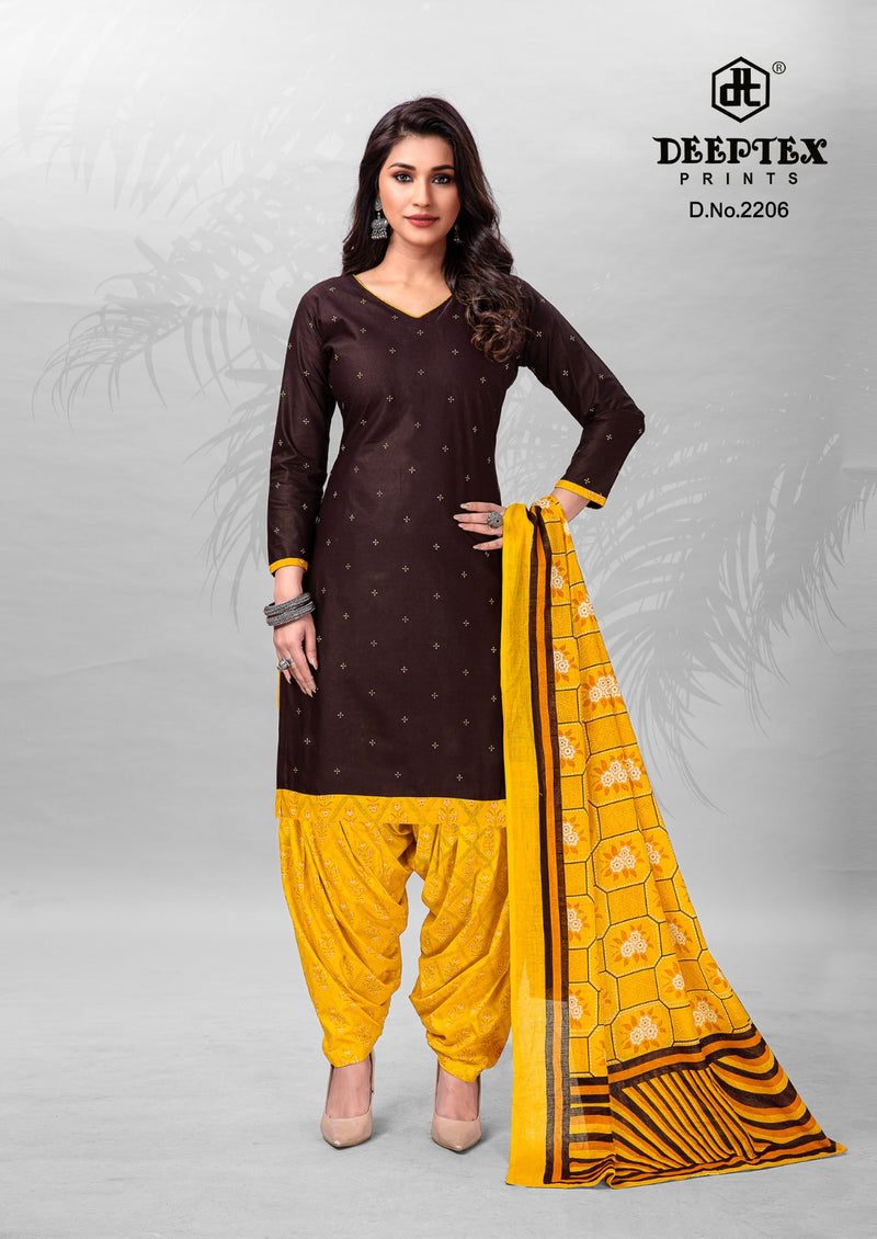 Deeptex Prints Pichkari Vol 22 Cotton Printed Patiyala Suits Dress Material
