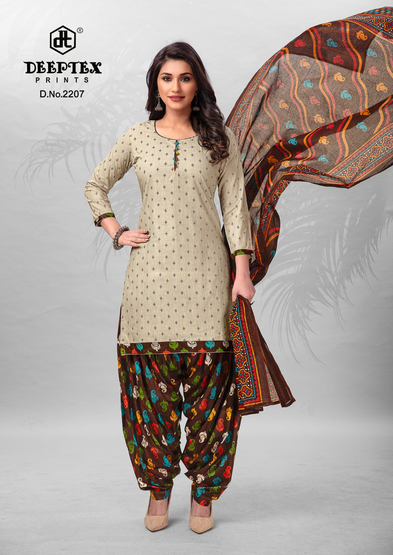 Deeptex Prints Pichkari Vol 22 Cotton Printed Patiyala Suits Dress Material