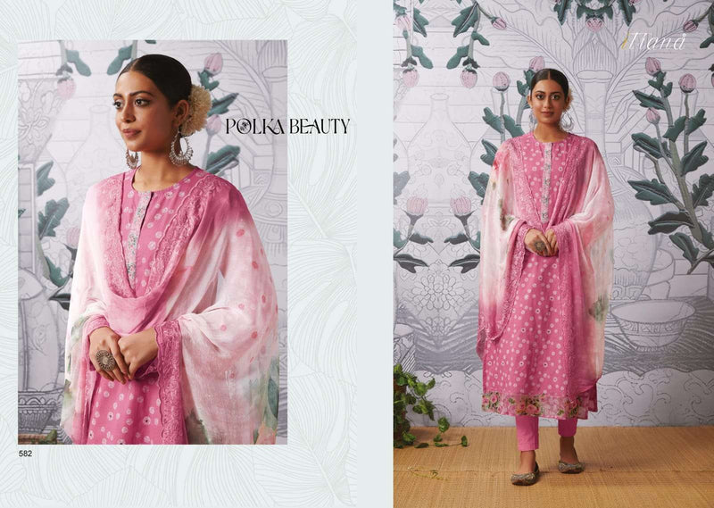 Itrana Polka Beauty Cotton Digital Prints With Fancy Mirror Work Suits