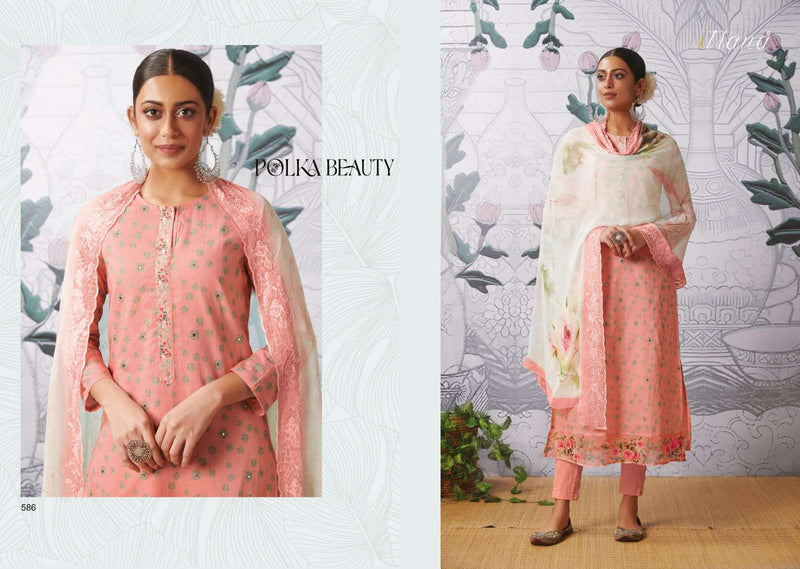 Itrana Polka Beauty Cotton Digital Prints With Fancy Mirror Work Suits