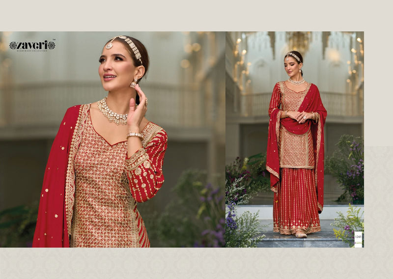 Eba Lifestyle Preet Silk Heavy Embroidery Collection Readymade Suits