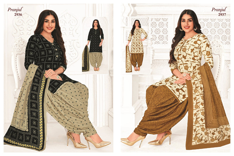 Pranjul Fashion Priyanshi Vol 29 Cotton Printed Patiyala Suit Collection