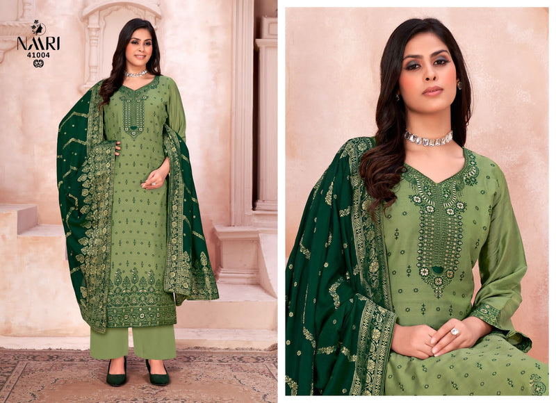 Naari Punch Vol 2 Jacquard Embroidery Designer Suits Collections