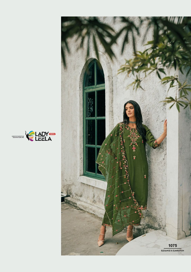 Lily And Lali Raabta Viscose Embroidery Beautiful Salwar Suit Collection