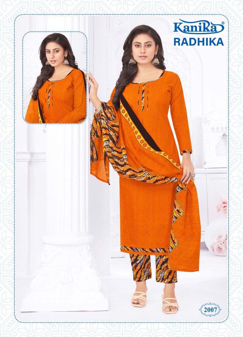 Kanika Radhika Vol 2 Cotton Printed Regular Wear Salwar Suit Collection