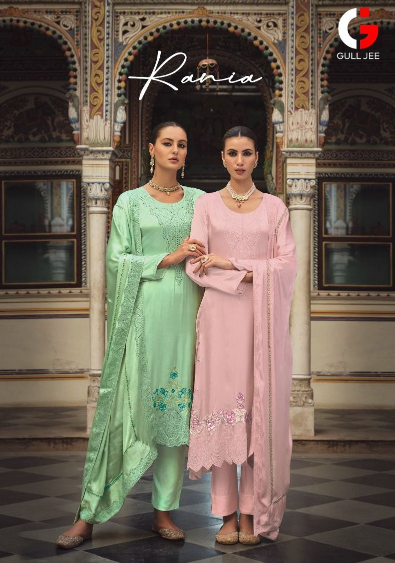 Deepsy Suit Gull Jee Raina Viscose With Heavy Embroidery Salwar Suits