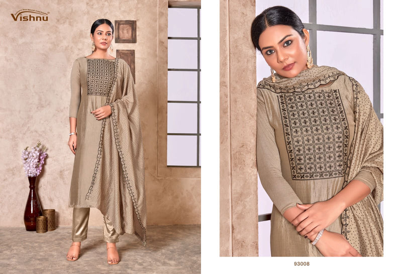 Vishnu Impex Resham Vichitra Silk With Fancy Sequence Designer Work Suits