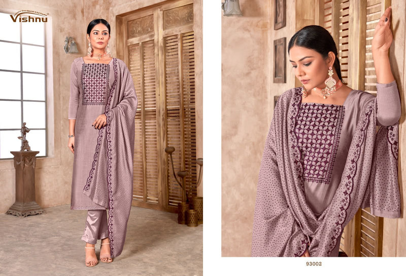 Vishnu Impex Resham Vichitra Silk With Fancy Sequence Designer Work Suits