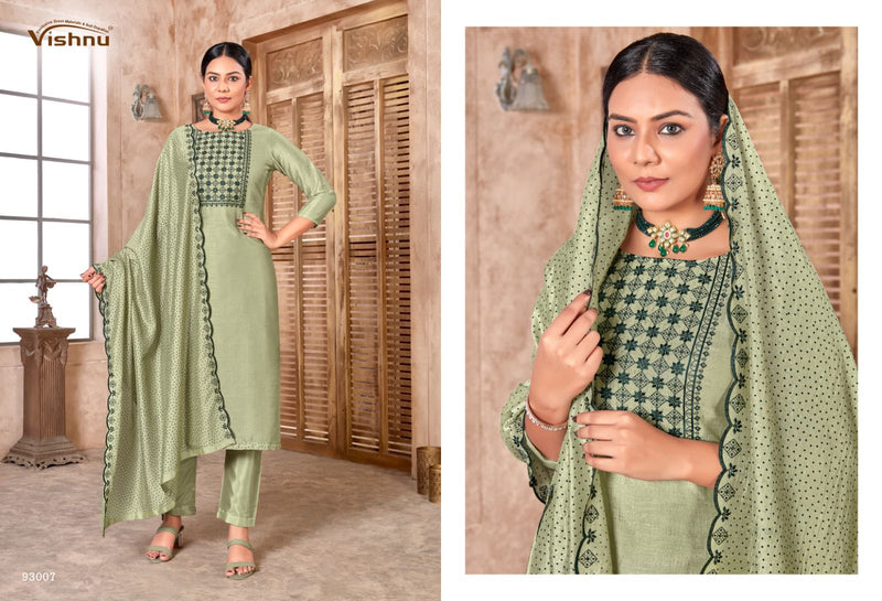 Vishnu Impex Resham Vichitra Silk With Fancy Sequence Designer Work Suits