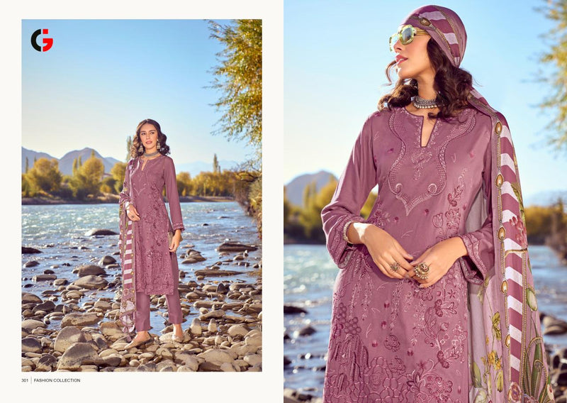 Deepsy Suits Gull Jee Rezam Pashmina With Heavy Embroidered Designer Suit