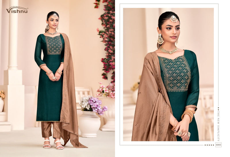 Vishnu Impex Rose Gold Vol 3 Silk Fancy Salwar Suits