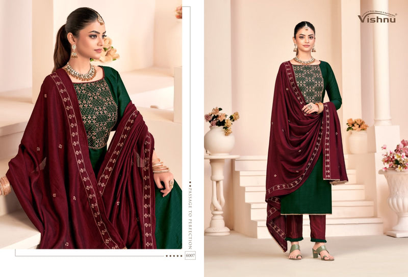 Vishnu Impex Rose Gold Vol 3 Silk Fancy Salwar Suits