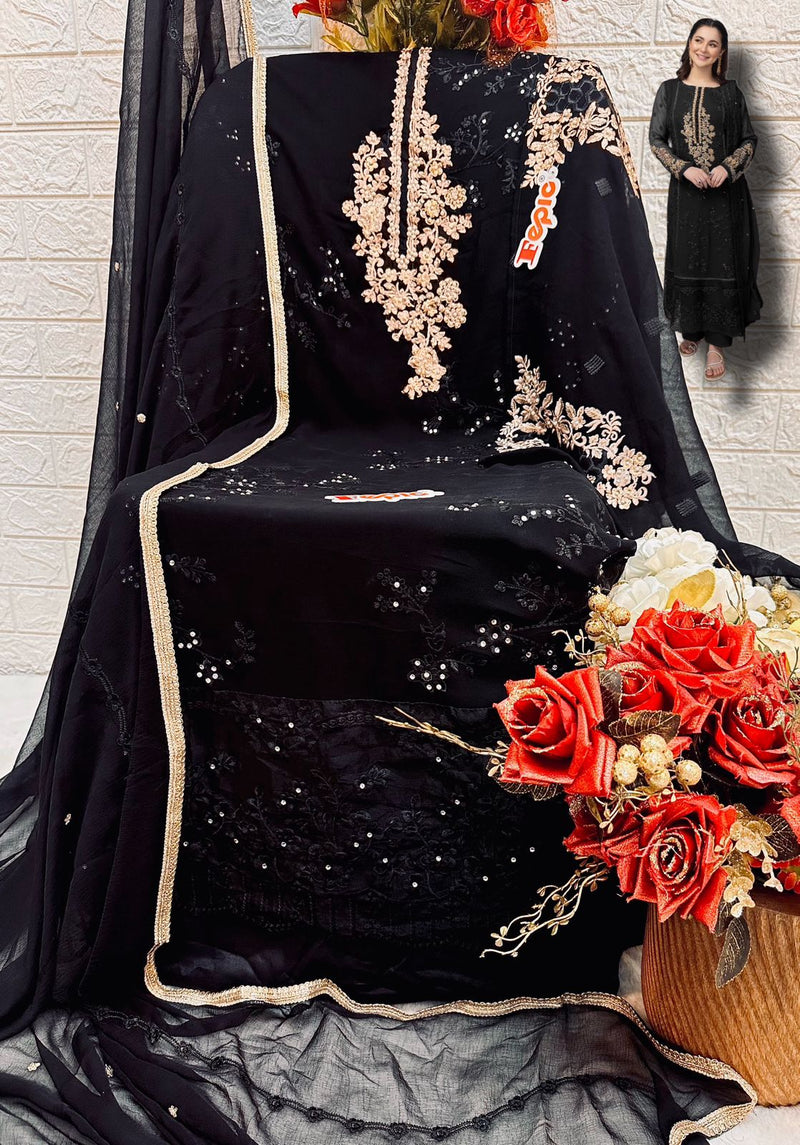 Fepic Rosemeen D 5423 Georgette With Embroidery Pakistani Suits Collection