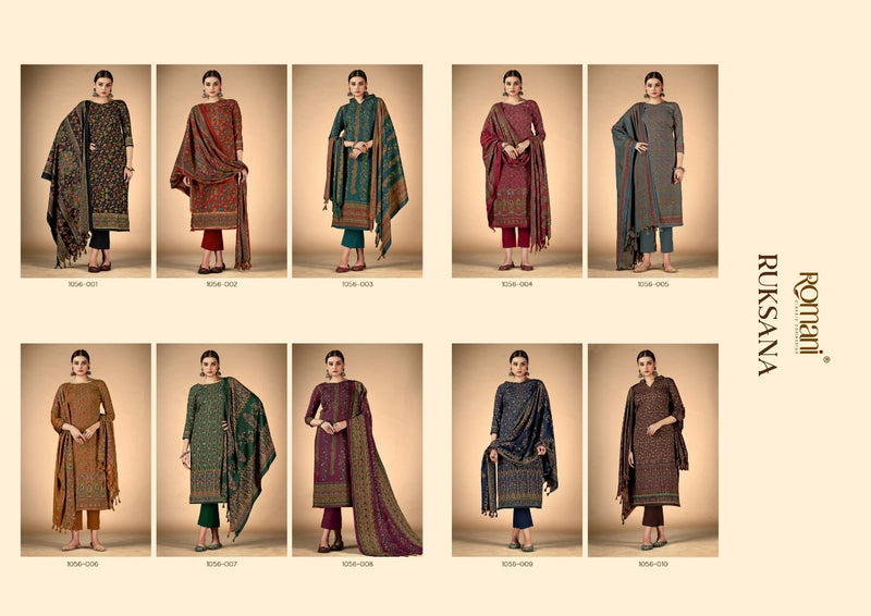 Romani Ruksana Pashmina Swarovski Work Designer Suits Collection