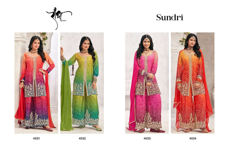 Radha Trendz Sundri Premium Chinon Embroidered Work Salwar Suit