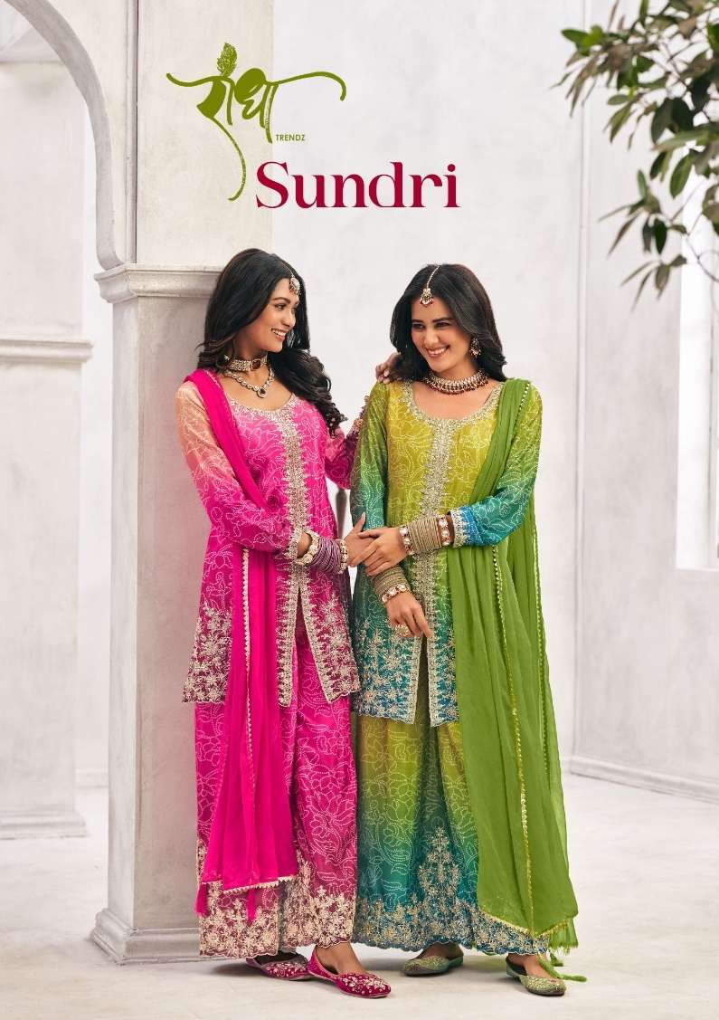 Radha Trendz Sundri Premium Chinon Embroidered Work Salwar Suit