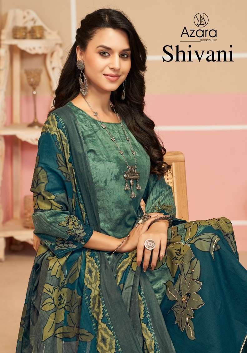 Radhika Fashion Shivani Pure Lawn Cotton Handwork Salwar Kameez