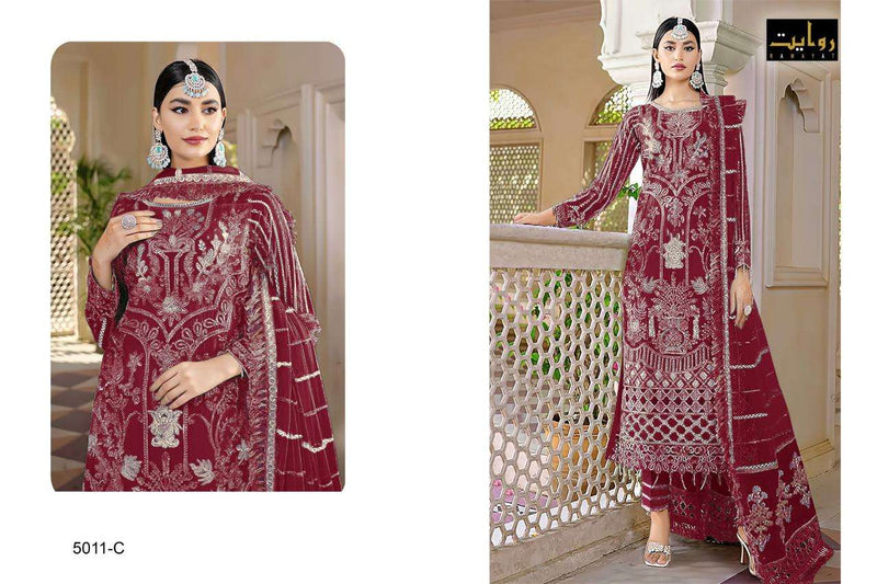 Rawayat Fashion Elan Colors Vol 10 Fox Georgette With Embroidery Pakistani Salwar Kameez