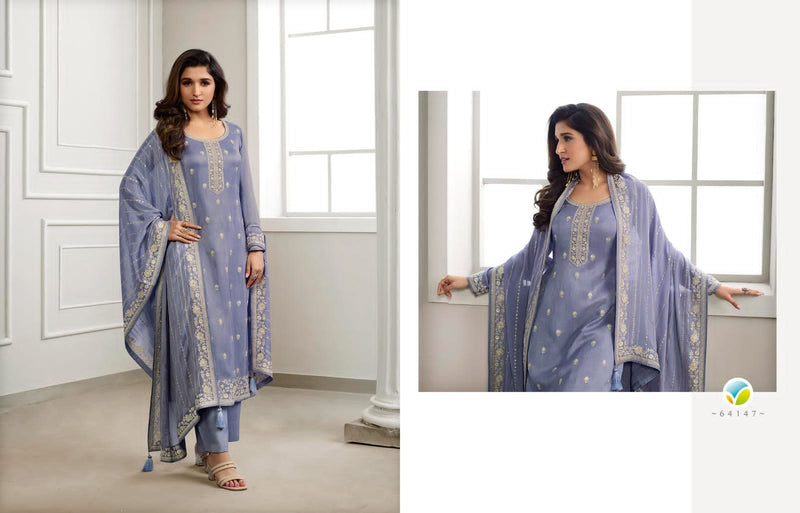 Vinay Fashion Kaseesh Saanvi Vol 2 Dola Thread Embroidered Work Fancy Partywear Salwar Kameez
