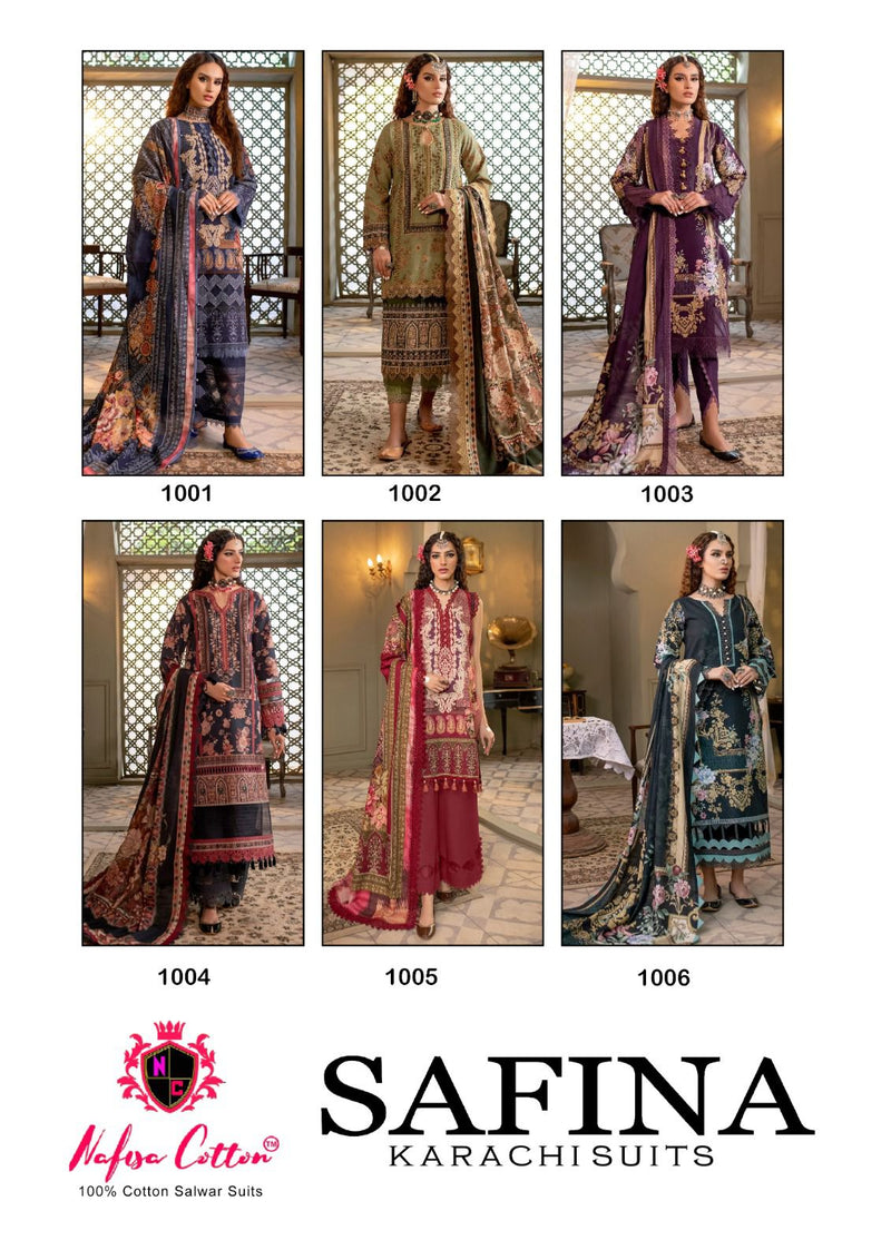 Nafisa Cotton Safina Cotton Digital Printed Casual Wear Salwar Kameez Collection