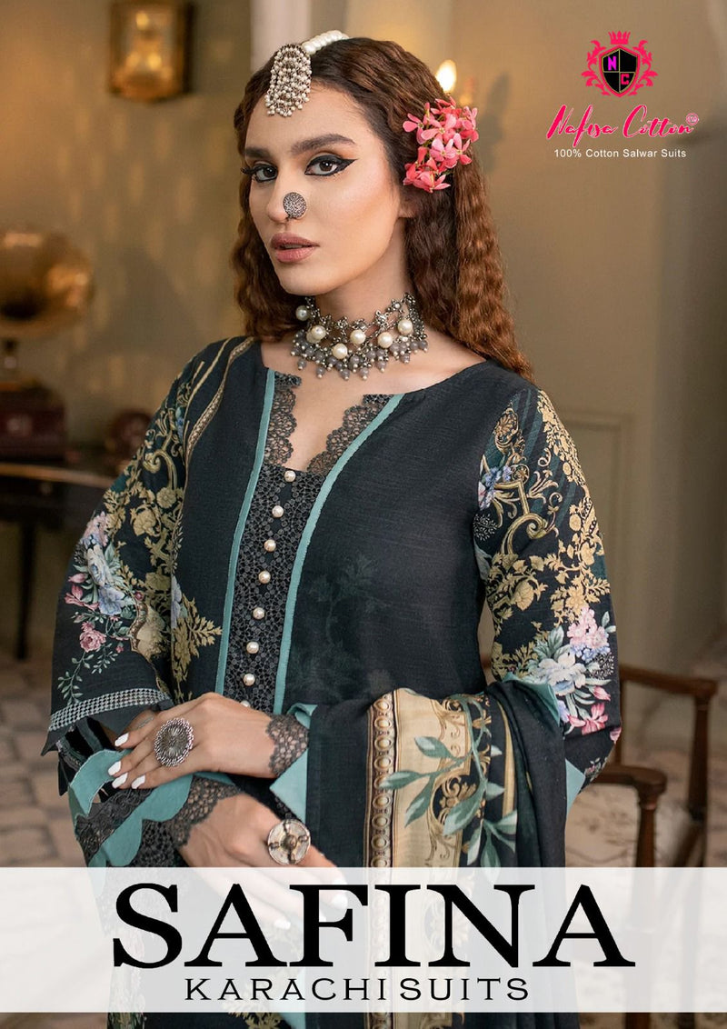 Nafisa Cotton Safina Cotton Digital Printed Casual Wear Salwar Kameez Collection