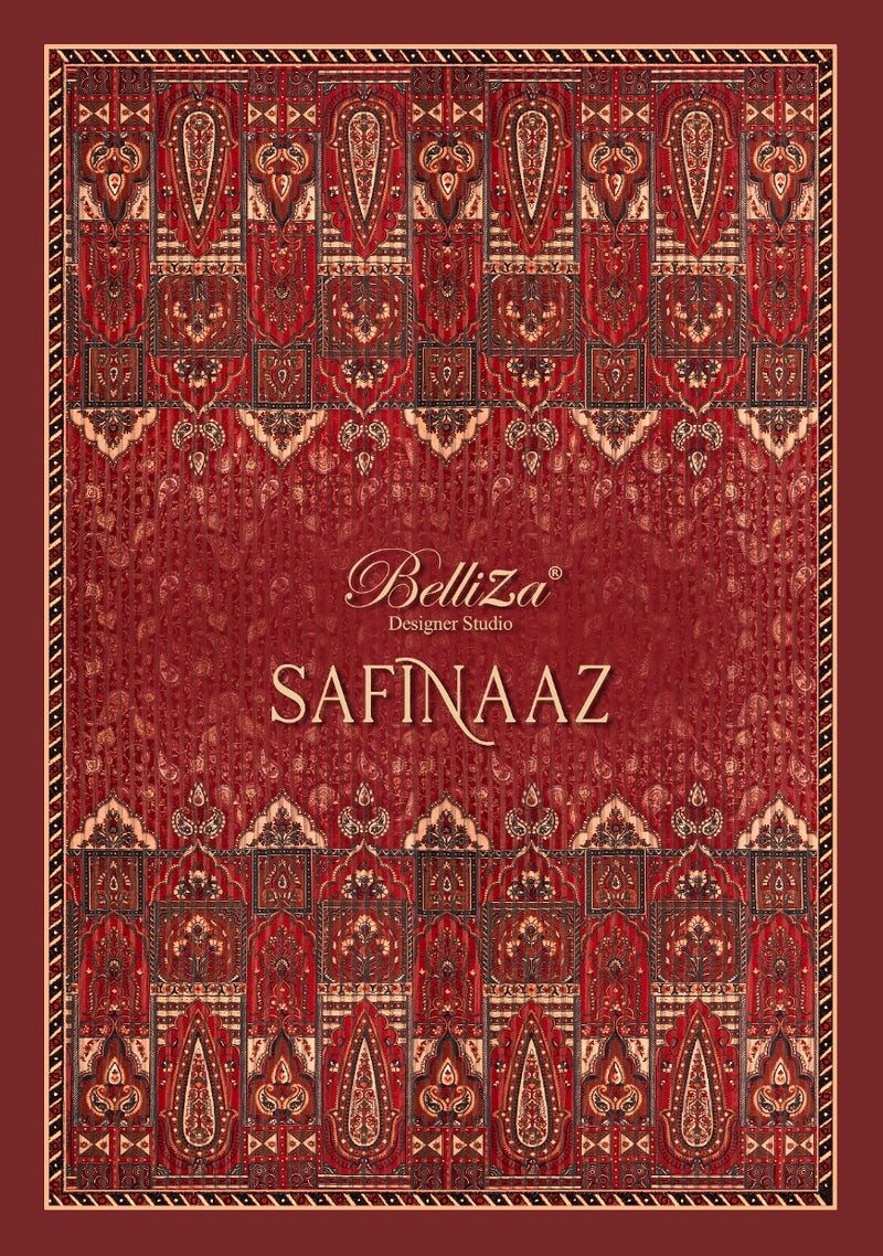 Belliza Designer Studio Safinaaz Velvet Exclusive Digital Printed Designer Suit Collection